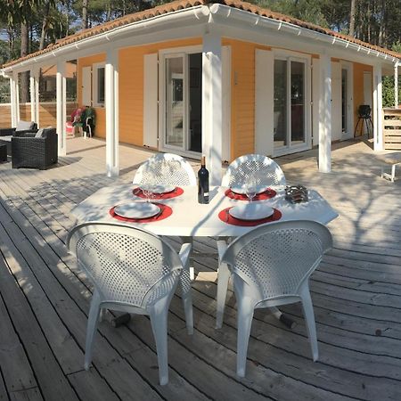Chalet Orange Naturiste La Jenny Le Porge Exterior foto